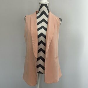 Blazer vest-mauve